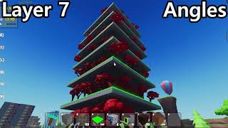 MEGA DEVIL TREE FARM BLOCK TYCOON  Roblox [upl. by Audwen930]