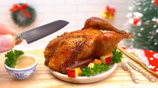 Perfect Miniature Roasted Turkey Recipe  Juicy Miniature Baked Chicken For Holiday [upl. by Lomax]