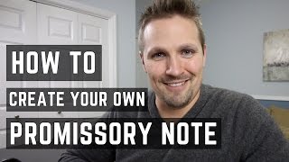 How to Create A Promissory Note [upl. by Christean]