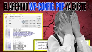 El archivo wpconfigphp ya existe  solucionar error del archivo wpconfig php ya existe [upl. by Ahseetal627]