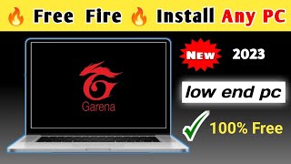 How to Install Free Fire in Windows 10 amp 11 PC  Low End PC Emulator for Free Fire [upl. by Colier]