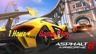 Asphalt 8 1 hour   game play [upl. by Izzy]