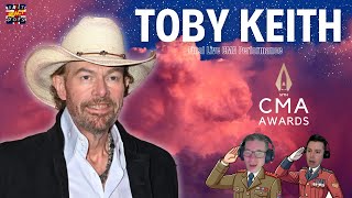 Toby Keiths Last Live CMA Performance BRITS REACTION [upl. by Neeloc202]