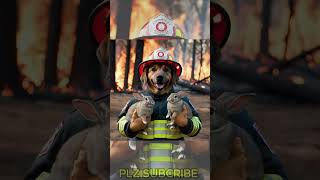 Dog Fire Fighting [upl. by Wilkey621]