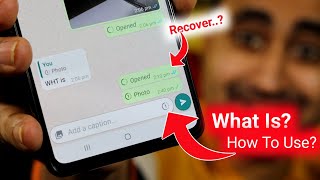 What Is View Once Feature On WhatsApp  Recover View Once Photo In WhatsApp EFA [upl. by Towney919]