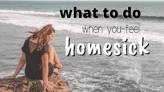 HOMESICKNESS 😔How to deal with  overcome being homesick while travelling [upl. by Nell]