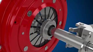 How a Clutch Release Bearing works 3D Animation [upl. by Blakely]