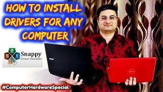 How to install Drivers for any Computer [upl. by Aisercal]