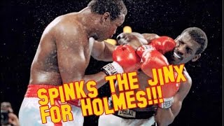 Michael Spinks vs Larry Holmes 1 HBO 1080p 60fps [upl. by Enaasiali]