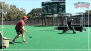 Goalkeeping Drills for Field Hockey [upl. by Odlauso783]