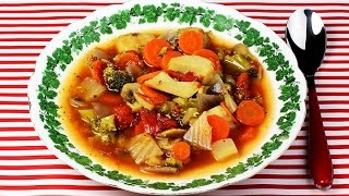 ABNEHMEN mit der SOSSUPPE  vegan [upl. by Lewendal]