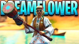 New Fortnite DreamFlower Skin Gameplay [upl. by Aluor]