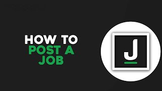 How To Post a Job on Jora Jobs Quick Tutorial [upl. by Llenrac785]