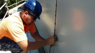 ALUCOBOND COMPOSITE quotKEYSILquot Gasket installation [upl. by Thayne]