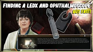 FIND IN RAID LEDX AND OPHTHALMOSCOPE  EFT ESCAPE FROM TARKOV  THERAPIST TASK PRIVATE CLINIC 1211 [upl. by Enila]