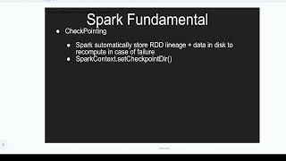 What is CheckPointing in spark big data science [upl. by Amapuna]