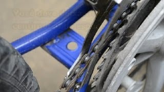 Como ajustar a alavanca de câmbio dianteira de uma bicicleta  Como consertar bicicletas [upl. by Nicko]