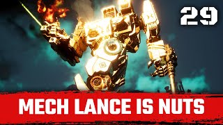 Mech Lance Melee Action  Mechwarrior 5 Mercenaries Modded  YAML  Solaris Showdown 29 [upl. by Andersen]