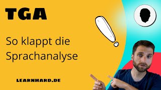 Die Sprachanalyse im TGA [upl. by Una]