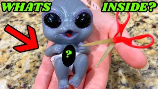 WHATS INSIDE TINY ALIEN BABY AUBREY amp CALEB CUTTING OPEN an ALIEN [upl. by Toms]