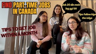 how to get part time job in Canada [upl. by Ahab725]