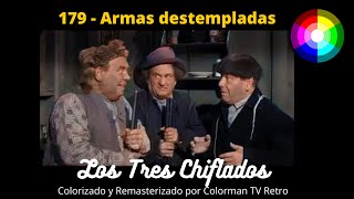 179 Los Tres Chiflados Armas destempladas  1957 Audio Latino REMASTERIZADO [upl. by Araet]