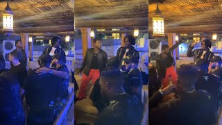 Unexpected Moment Omah Lay amp Fireboy DML Dance to Rema March [upl. by Osric]