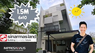 IMPRESAHAUS BSD CITY mulai 15M hunian 3 lantai buat kawula muda  Full furnished loh [upl. by Atrim]