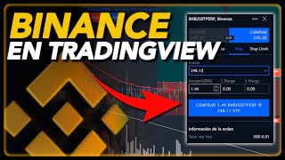 BINANCE OPERAR DESDE TRADINGVIEW  TUTORIAL [upl. by Sidonie]