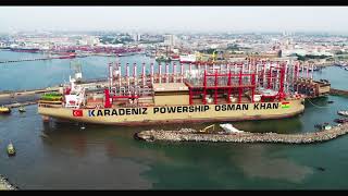 Karadeniz Powership Osman Khan Arrival  Tema Ghana [upl. by Suoiluj]