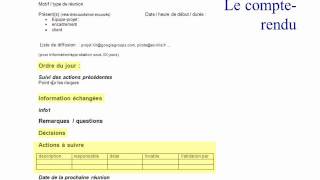 Outils dorganisation projet 39 [upl. by Nemhauser]