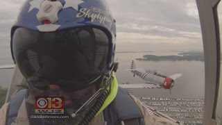 WATCH WJZ Takes Off With The World Famous GEICO Skytypers [upl. by Audry]