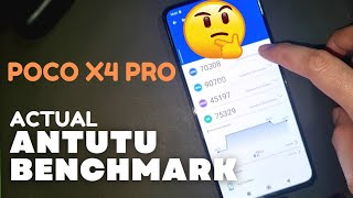 Poco X4 Pro Actual Antutu Benchmark [upl. by Friend]