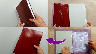 How to Make Hard Cover Bookbinding Tutorial [upl. by Allemac]