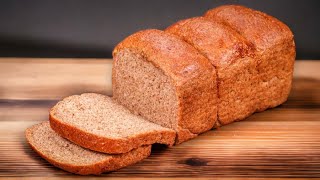 This 100 Whole Wheat NoKnead Sandwich Loaf Will Stay Soft for Days [upl. by Tertia]