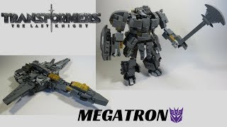 Transformers The Last Knight Voyager MEGATRON Review [upl. by Noirret]