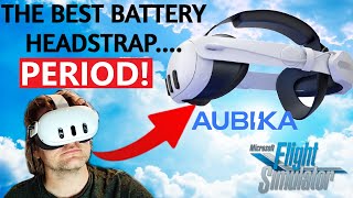 FIXING the BIGGEST problems with the Meta Quest 3 BATTERY LIFE amp COMFORT Aubika Headstrap  MSFS [upl. by Attenreb178]