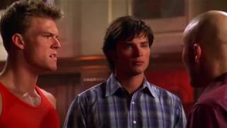 Smallville 5x04  AC amp Clark try to warn Lex about Leviathan [upl. by Eitteb5]