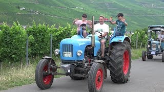 11 Oldtimer amp Schleppertreffen in Piesport 27072019 mit Traktorkorso [upl. by Atiuqin]