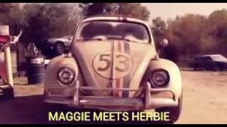 Herbie Fully Loaded 2005  Maggie Lindsay Lohan meets Herbie [upl. by Aerbua364]