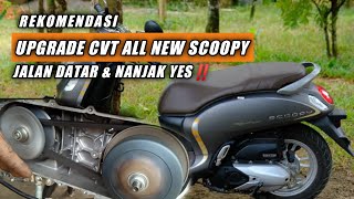 REKOMENDASI UPGRADE CVT SCOOPY 2022 [upl. by Jacinda]