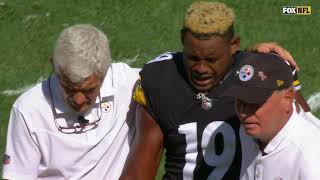 JuJu SmithSchuster Arm Injury vs Broncos  NFL Week 5 [upl. by Toinette]