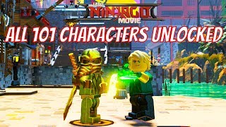 The LEGO Ninjago Movie Video Game  All 101 Characters Unlocked With Gameplay [upl. by Ttam548]