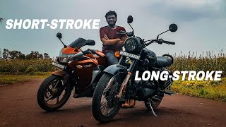 SHORTSTROKE VS LONGSTROKE  can we compare these 2 machines [upl. by Eanrahc]