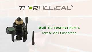 Wall Tie Testing Part 1 Facade Wall [upl. by Juster]