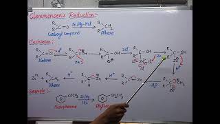 Clemmensens Reductionreaction and mechanism [upl. by Anitap]