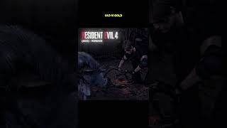 Leon kennedy helps the dog Original vs Remake Resident Evil 4k shorts residentevil4 [upl. by Jinny]