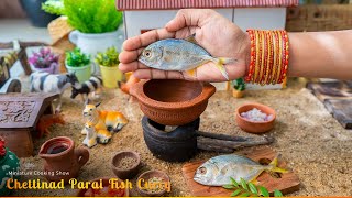 Chettinad Paarai Fish Kulambu  E167  Trevally Fish Curry Recipe  Miniature Cooking [upl. by Akiraa]