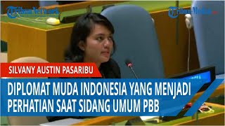 Silvany Austin Pasaribu Diplomat Muda Indonesia yang Menjadi Perhatian saat Sidang Umum PBB [upl. by Twitt]