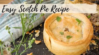 Easy Scottish Scotch Pie Recipe from Scotland Easy Version [upl. by Akierdna469]